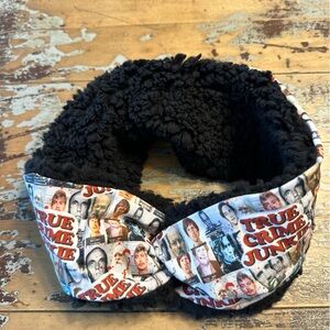 NWOT- True Crime Minky lined Cozy Turban Ear-warmer, by Top Notch by Design